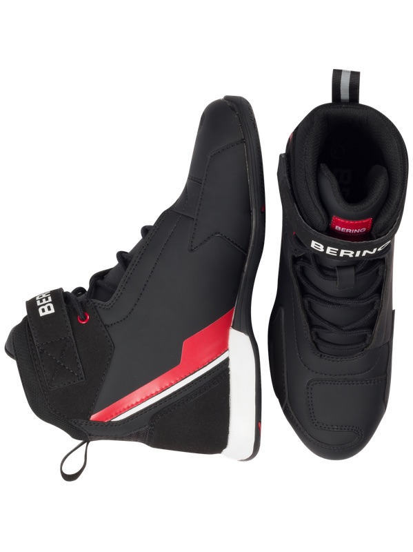 Zapatillas Bering Jag Mujer Negro Blanco Rojo - imagen 1