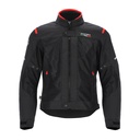 Chaqueta Acerbis ON ROAD RUBY Negro Rojo - imagen 1