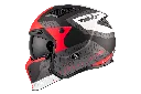 Casco Jet MT Streetfighter Totem B15 rojo mate - imagen 1