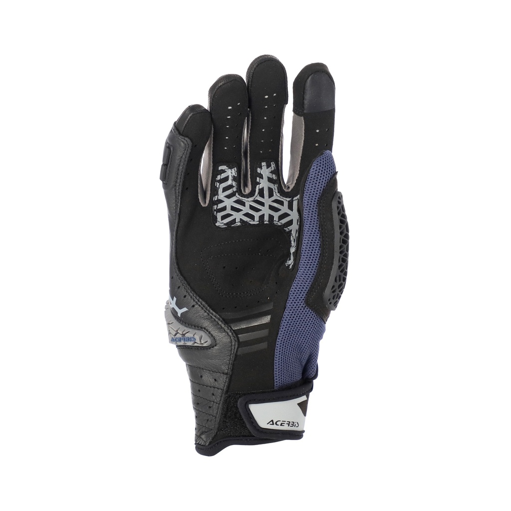 Guantes Acerbis CE Crossover Azul Gris - imagen 3