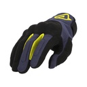 Guantes Acerbis CE PYRAMID Negro Azul - imagen 1