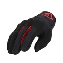 Guantes Acerbis CE PYRAMID Negro Rojo - imagen 1