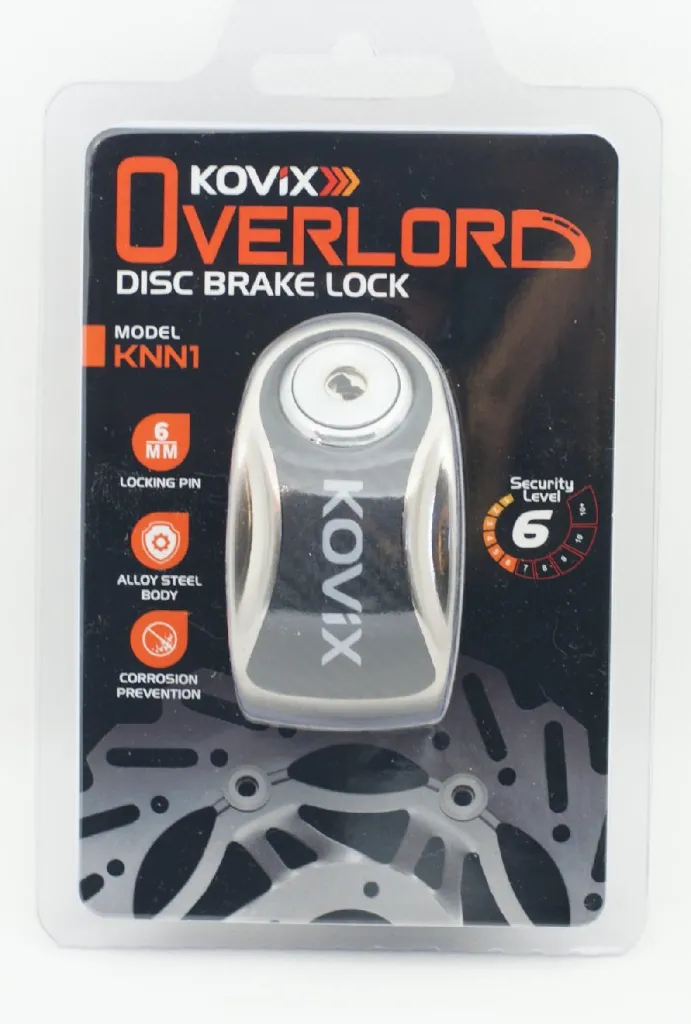 Antirrobo Disco Kovix KNN1 Acero Inoxidable 6 mm - imagen 1