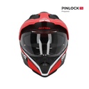 Casco Acerbis FLIP 2206 Gris Rojo - imagen 1