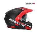 Casco Acerbis FLIP 2206 Gris Rojo - imagen 2