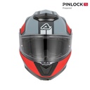 Casco Acerbis SEREL 2206 Gris Rojo - imagen 2
