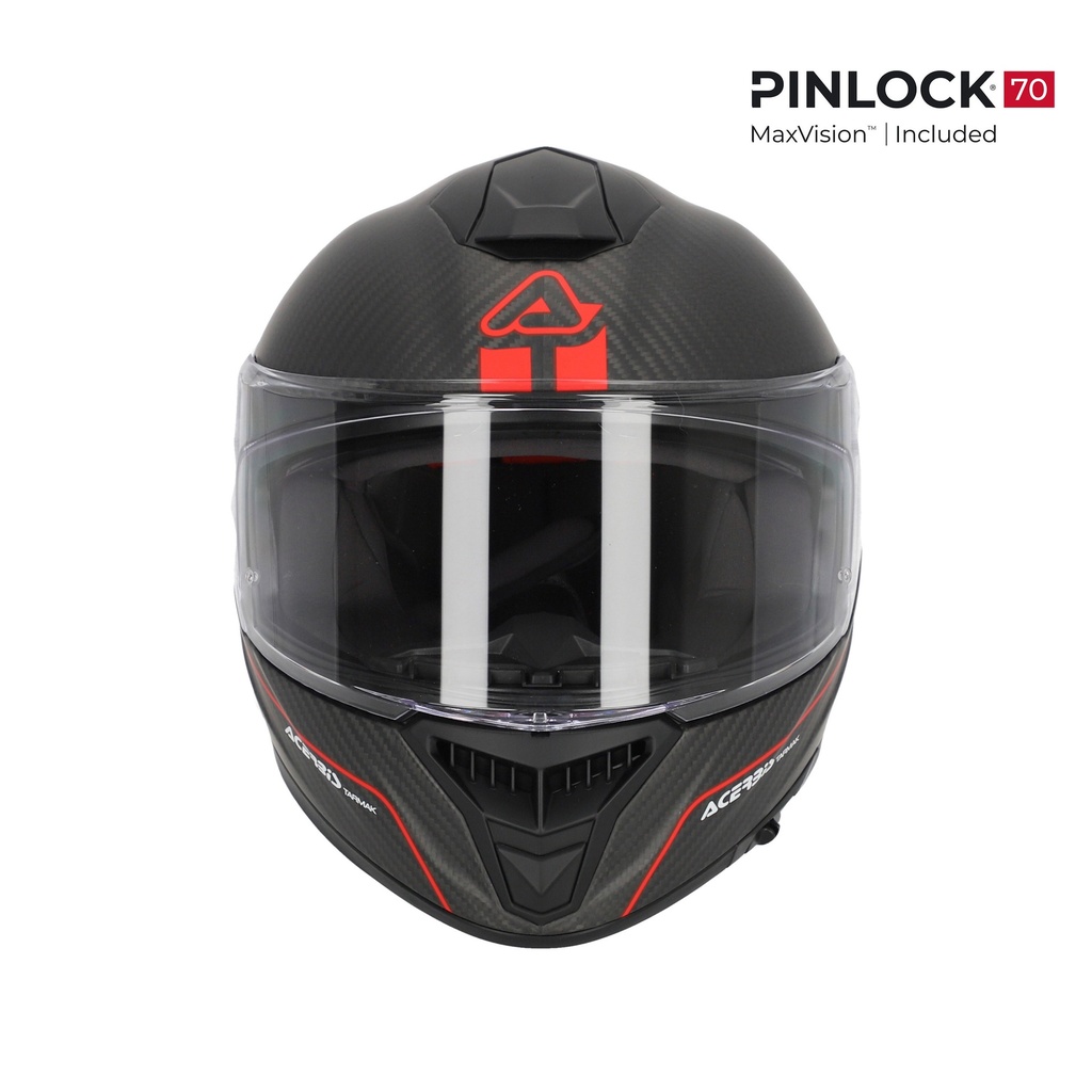 Casco Acerbis TARMAK 2206 Negro Rojo - imagen 1