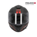 Casco Acerbis TARMAK 2206 Negro Rojo - imagen 1