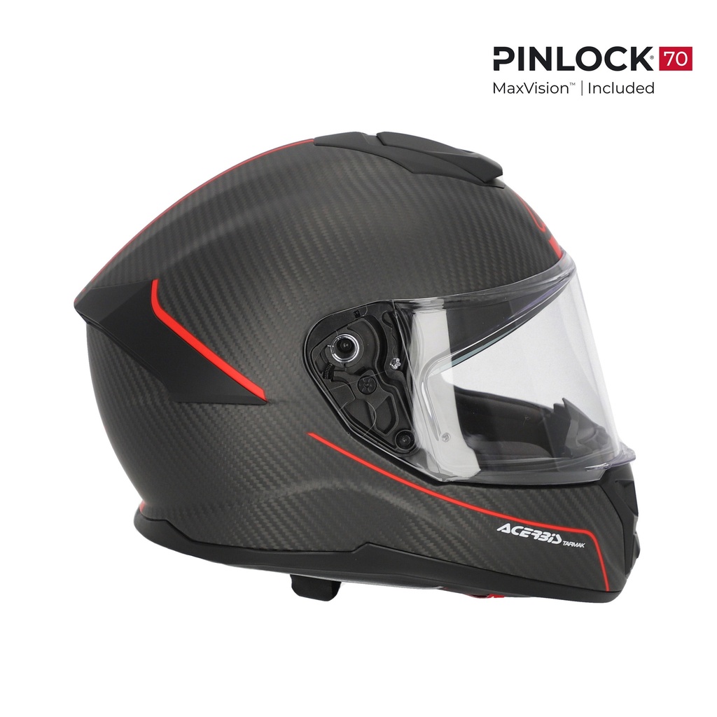 Casco Acerbis TARMAK 2206 Negro Rojo - imagen 2