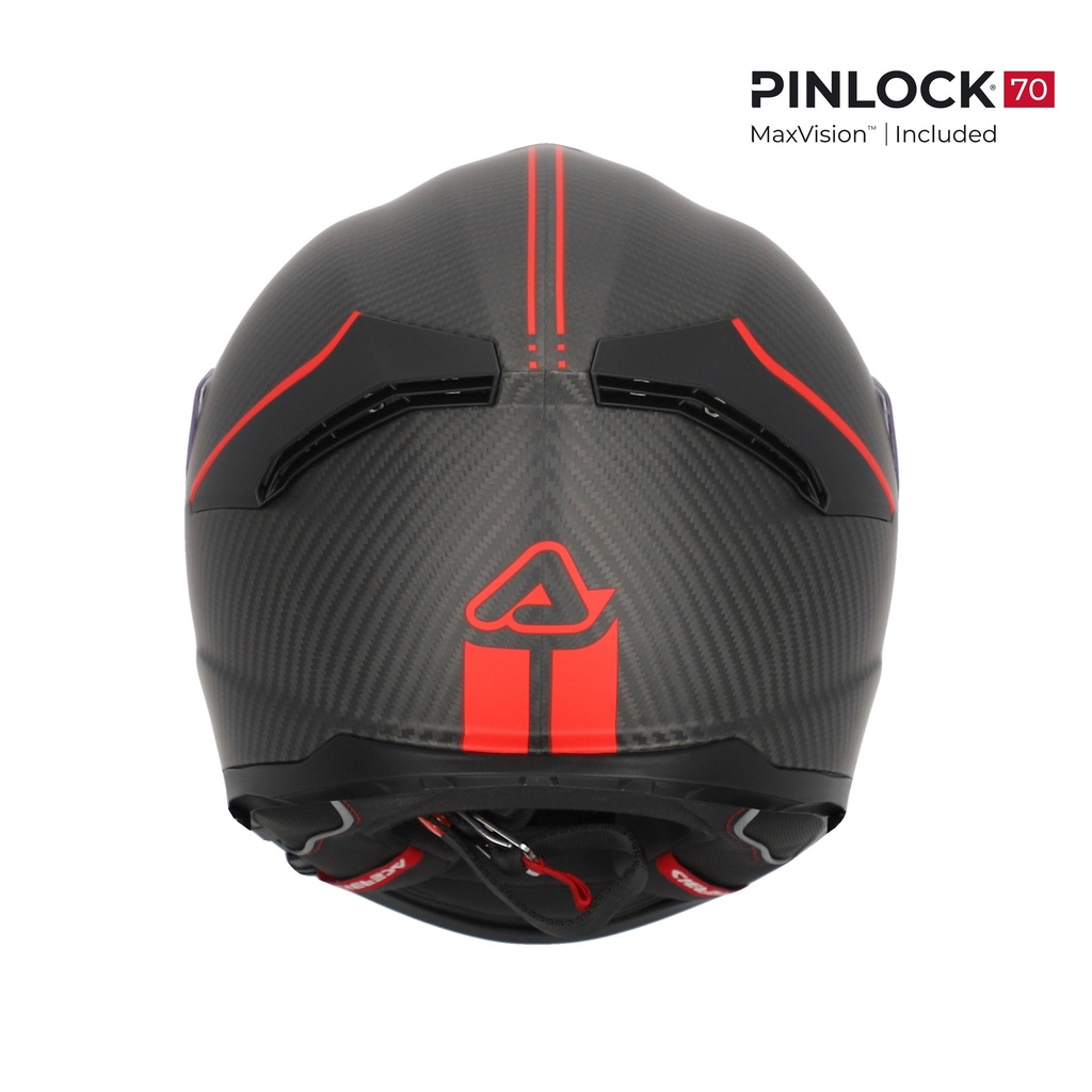 Casco Acerbis TARMAK 2206 Negro Rojo - imagen 3