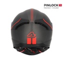Casco Acerbis TARMAK 2206 Negro Rojo - imagen 3