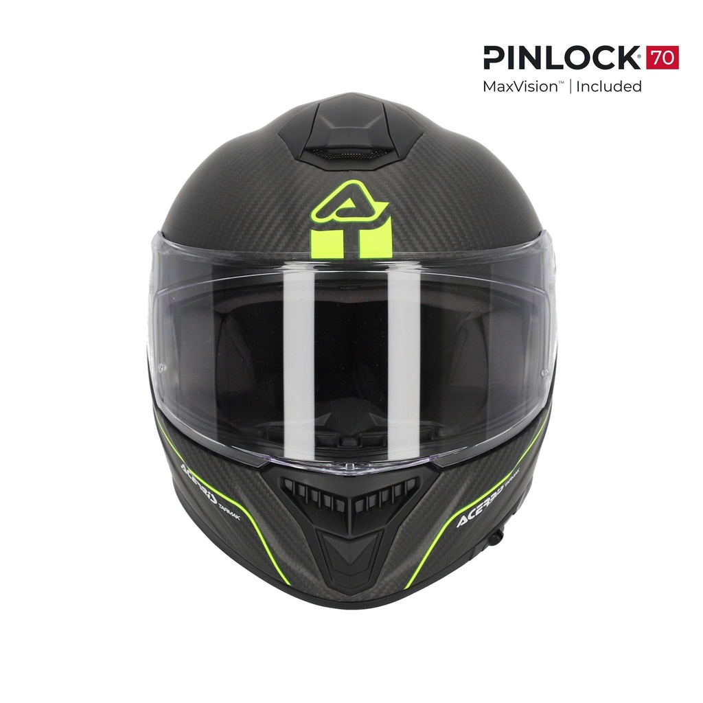 Casco Acerbis TARMAK 2206 Negro Amarillo Flúo - imagen 1