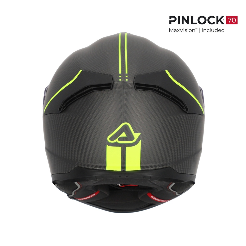 Casco Acerbis TARMAK 2206 Negro Amarillo Flúo - imagen 3