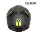 Casco Acerbis TARMAK 2206 Negro Amarillo Flúo - imagen 3