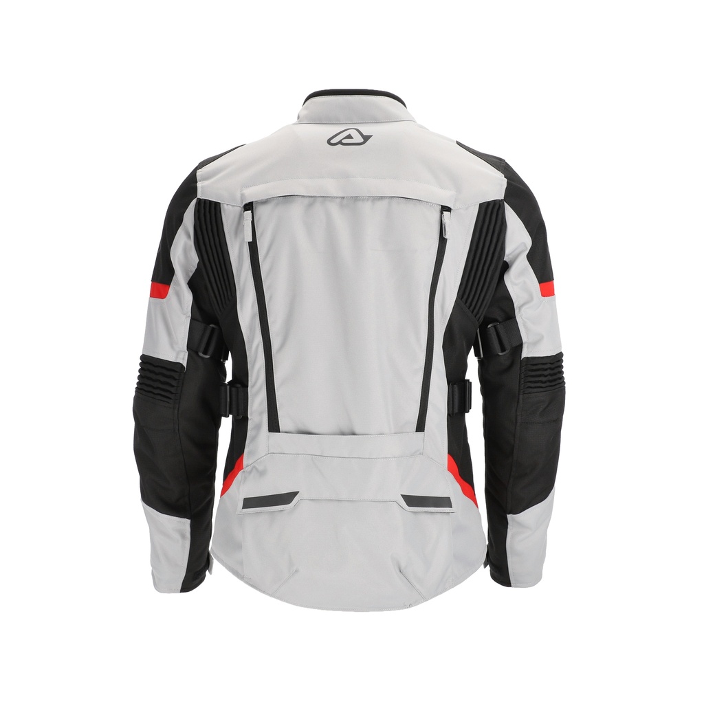 Chaqueta Acerbis X-ROVER Mujer Gris Rojo - imagen 3