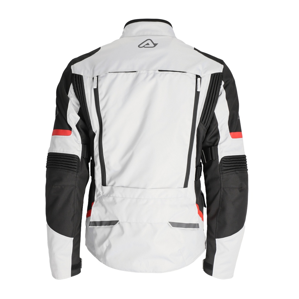 Chaqueta Acerbis X-ROVER Gris Rojo - imagen 2