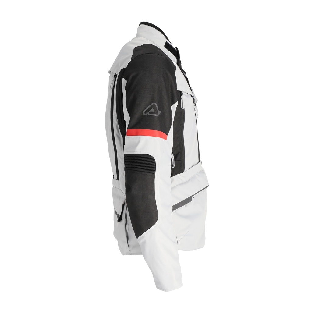 Chaqueta Acerbis X-ROVER Gris Rojo - imagen 3