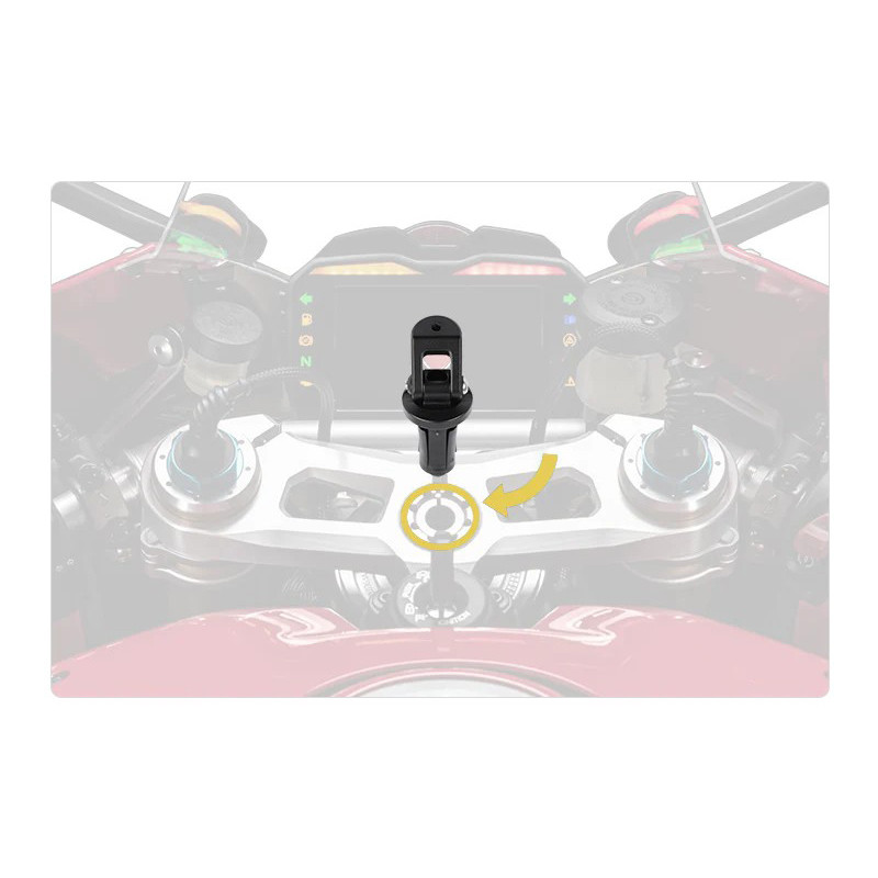 Soporte Chigee Para Tija Moto Deportiva 12-29mm - imagen 1