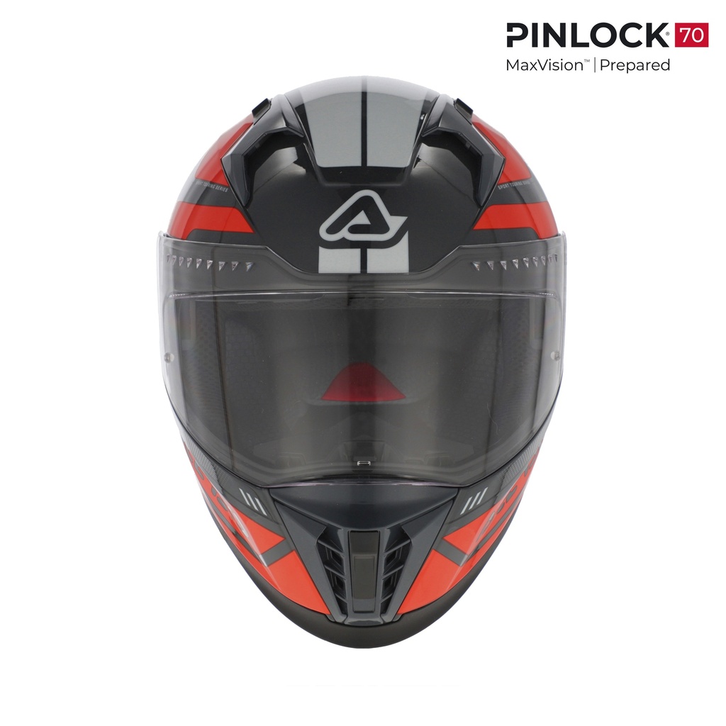 Casco Acerbis X-WAY GRAPHIC Naranja Gris - imagen 2
