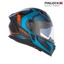 Casco Acerbis X-WAY GRAPHIC Azul Naranja - imagen 1