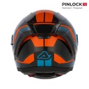 Casco Acerbis X-WAY GRAPHIC Azul Naranja - imagen 2