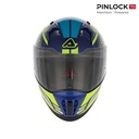 Casco Acerbis X-WAY GRAPHIC Azul Amarillo - imagen 1