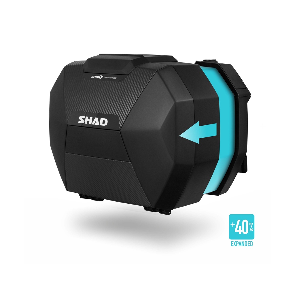 Shad maletas laterales expandibles SH38X carbono