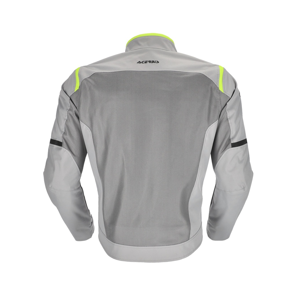 Chaqueta Acerbis Ramsey Ventilado 2.0 CE Gris Amarillo Fluor - imagen 3