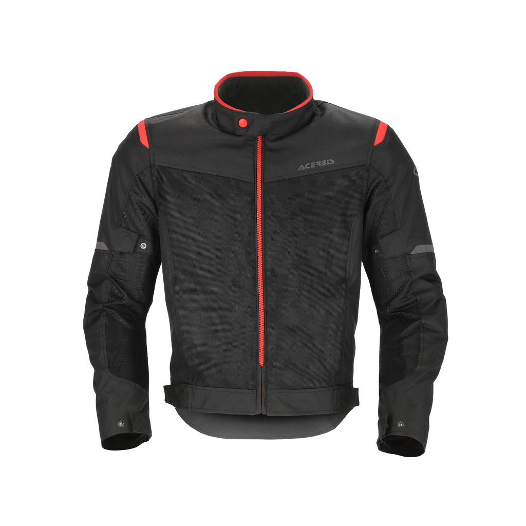 Chaqueta Acerbis Ramsey Ventilado 2.0 CE Negro Rojo - imagen 1