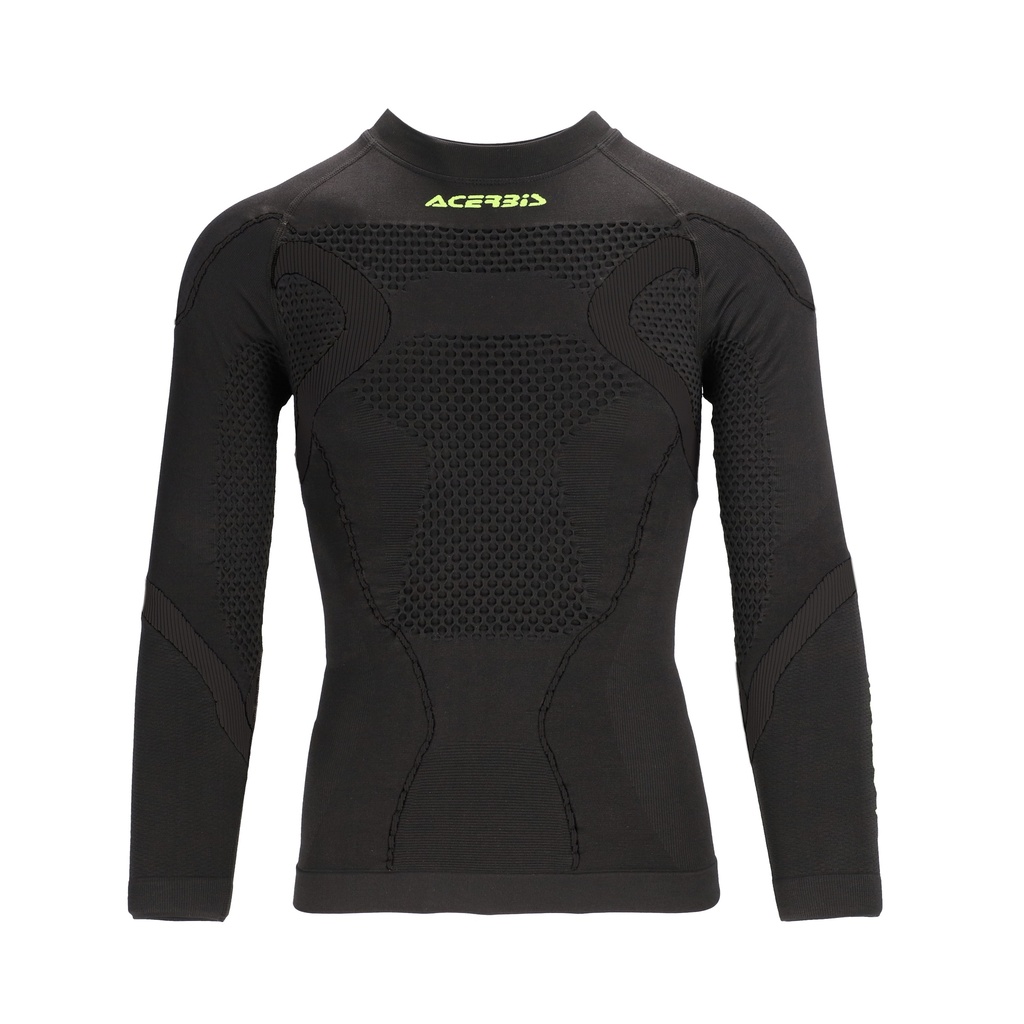 Camiseta Acerbis X-BODY Winter 2.0 Negro Amarillo - imagen 1