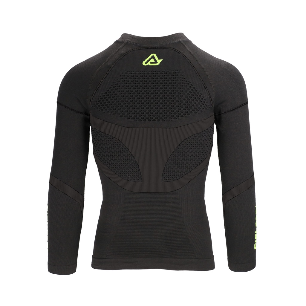 Camiseta Acerbis X-BODY Winter 2.0 Negro Amarillo - imagen 3