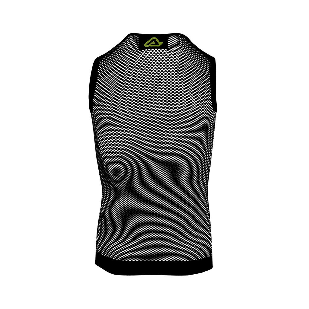 Camiseta Acerbis X-MESH Sin Mangas Negro Amarillo - imagen 3