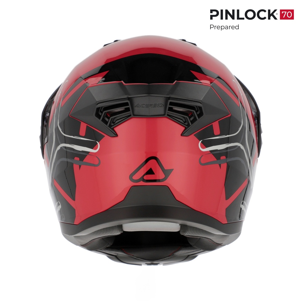 Casco Acerbis RIDER Rojo Negro - imagen 3