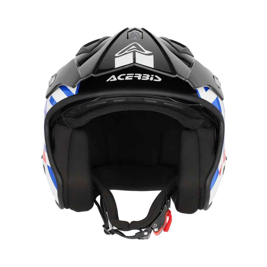 Casco Acerbis JET ARIA Gráfico Blanco Azul Rojo - imagen 2