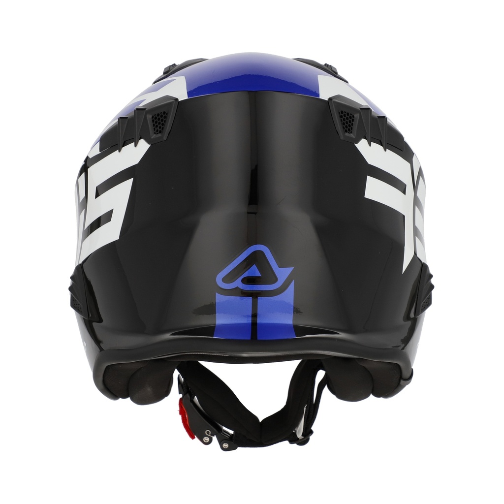 Casco Acerbis Jet Aria Graphic Negro Azul - imagen 2