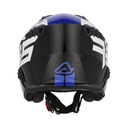 Casco Acerbis Jet Aria Graphic Negro Azul - imagen 2
