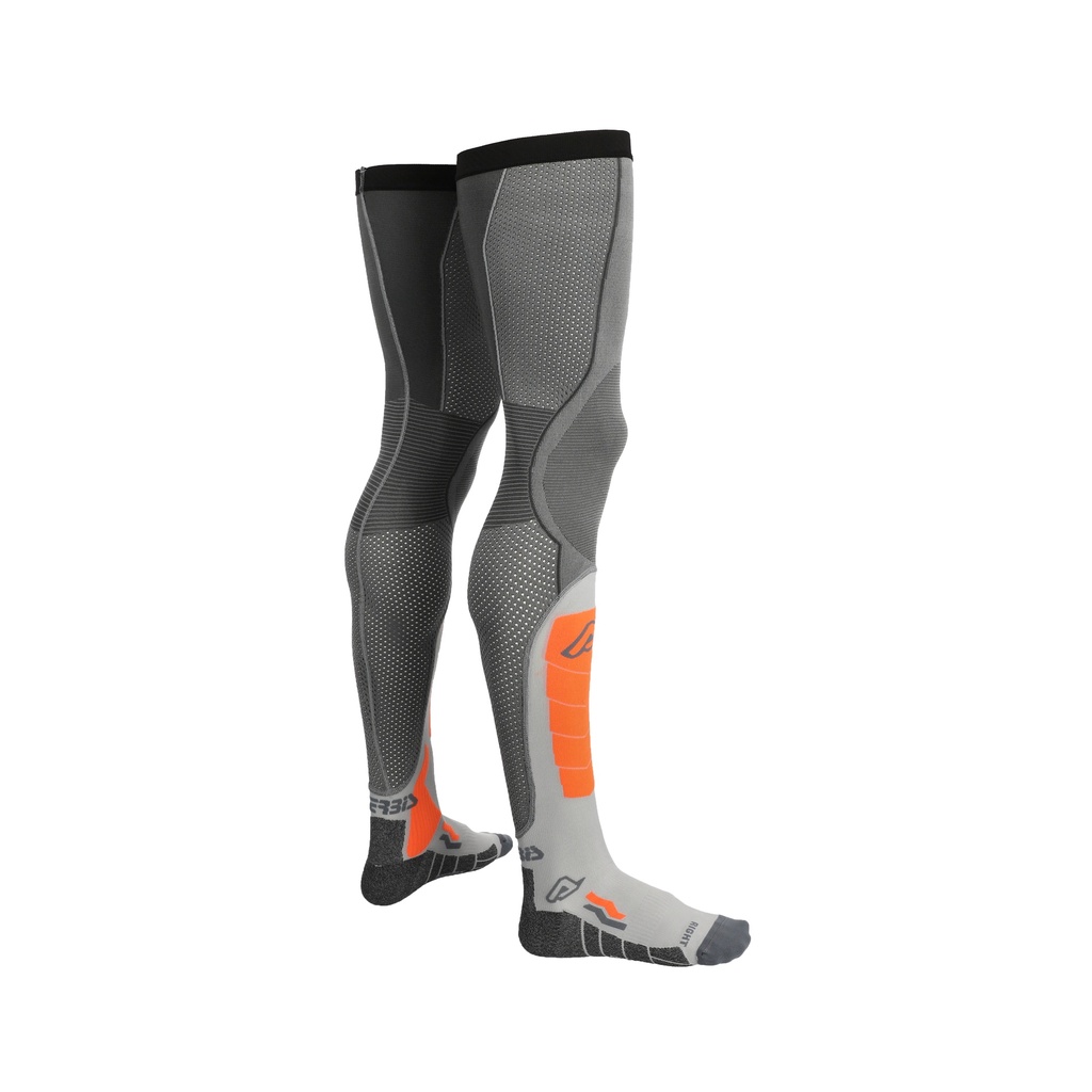 Calcetines Acerbis X-LEG PRO Ventilados Gris Naranja - imagen 1