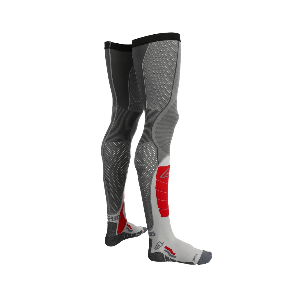 Calcetines Acerbis X-LEG PRO Ventilados Gris Rojo - imagen 1