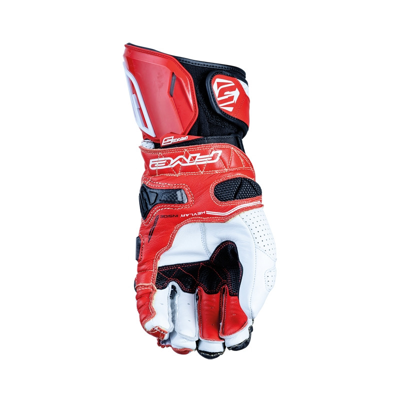 Guantes Five Rfx Race V2 Blanco Rojo - imagen 1
