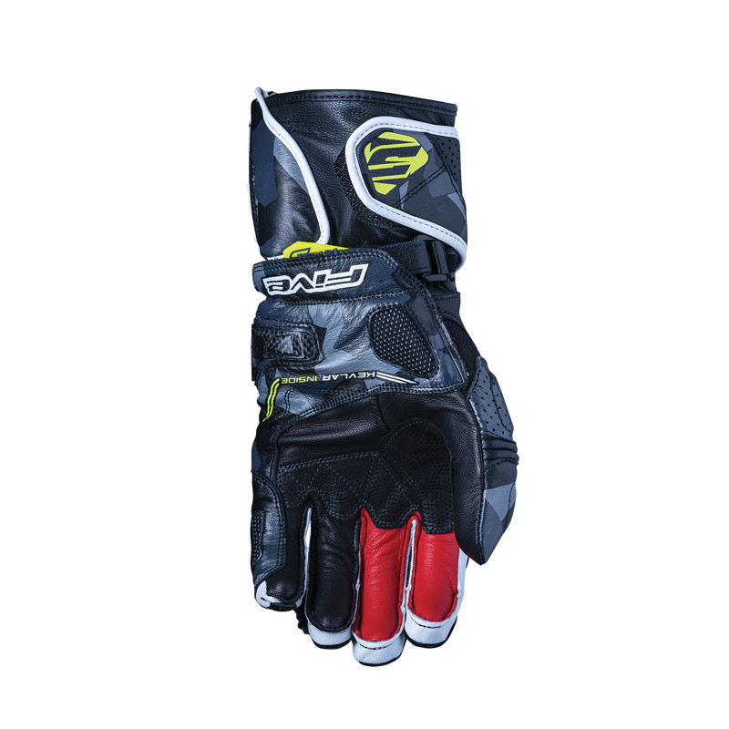 Guantes Five RFX1 Replica Camo Amarillo Fluor - imagen 1