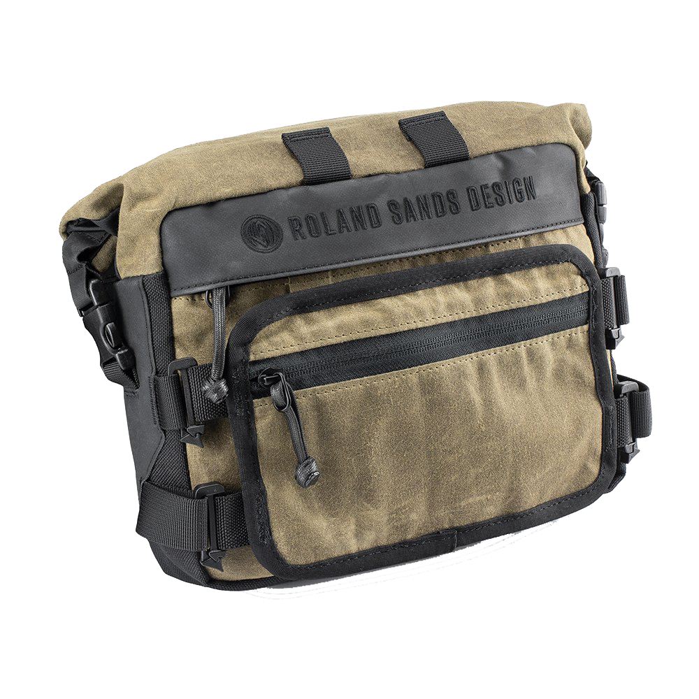 BOLSA PARA BARRA RSD x KRIEGA ROAM HANDLEBAR BAG NEGRO / ARENA
