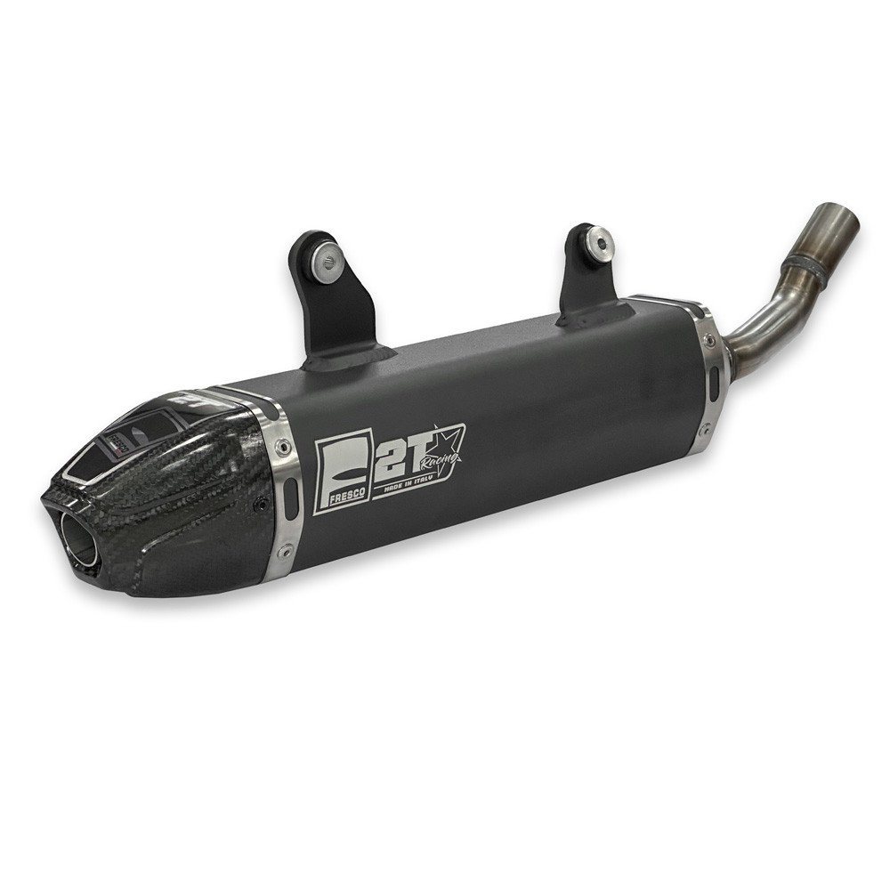 Silenciador Fresco CARBY Gas Gas Ec 250 / 300 21-23 / Husqvarna 250 / 300 TE 20-23 / KTM 250 Negro