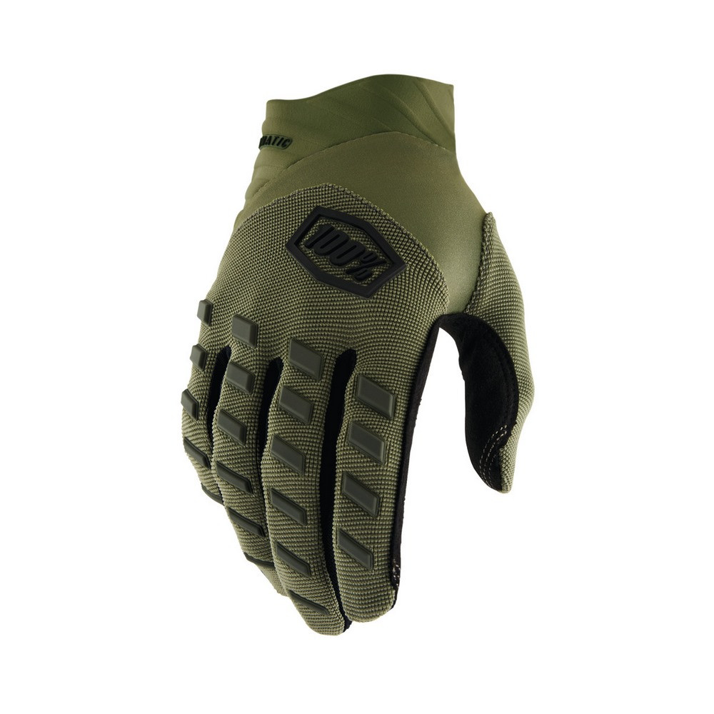 [1000000035] Guantes 100% Airmatic Verde Militar ·