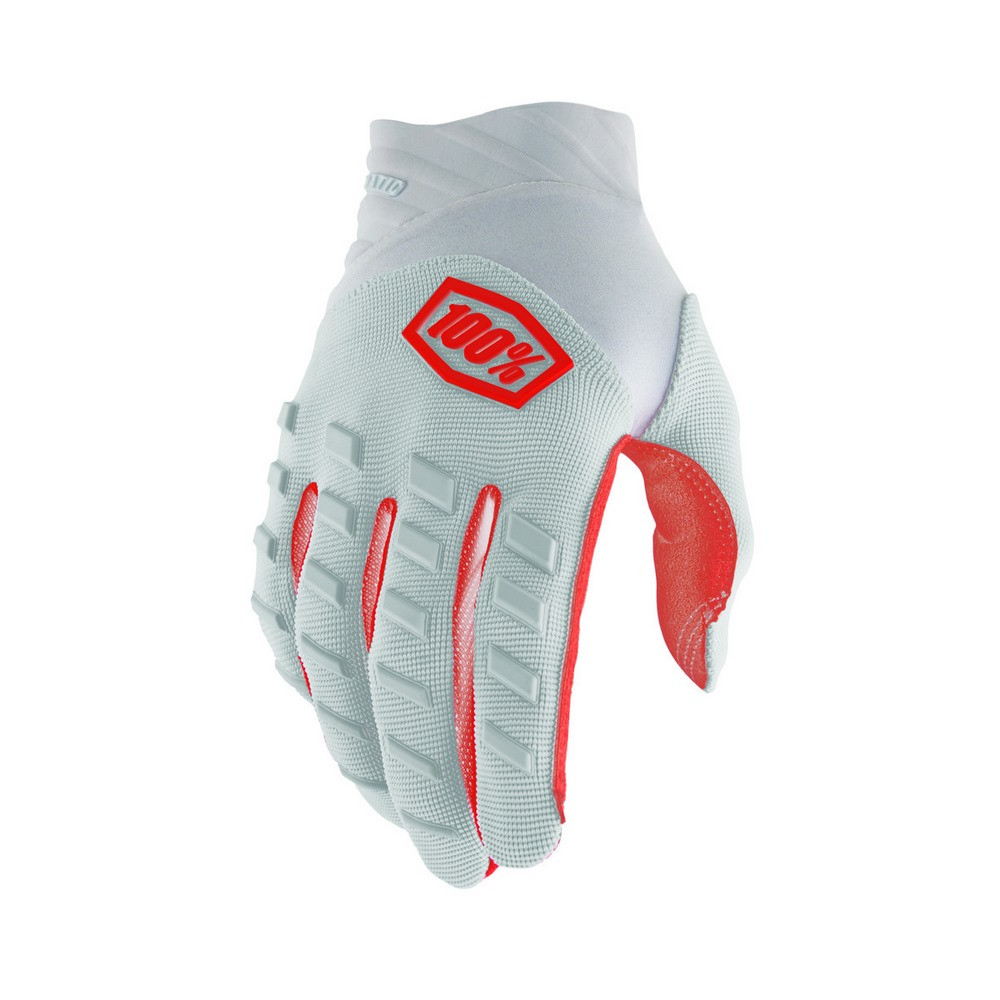 Guantes 100% Airmatic Gris Plata ·