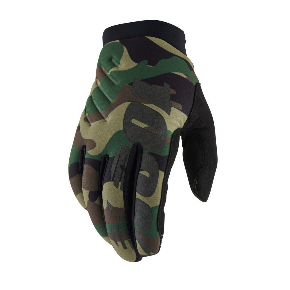 [1000300005] Guantes 100% Brisker Camo / Negro (S)