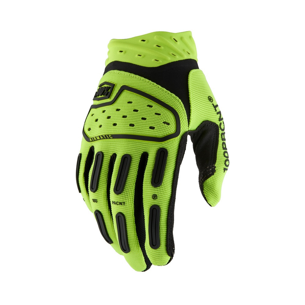[1004100006] Guantes 100% Airmatic 2 Amarillo Fluor (S)