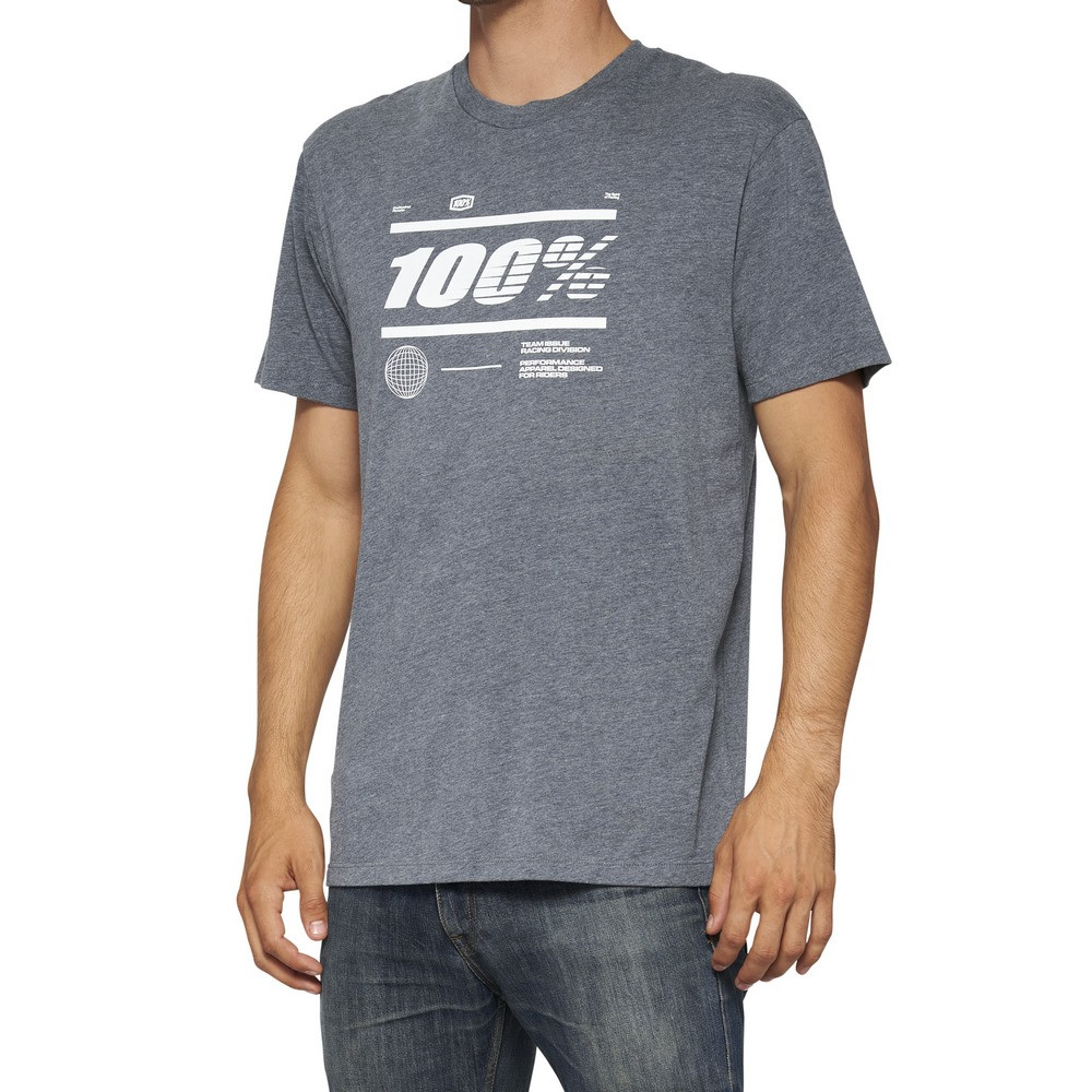 Camiseta 100% Global Gris ·
