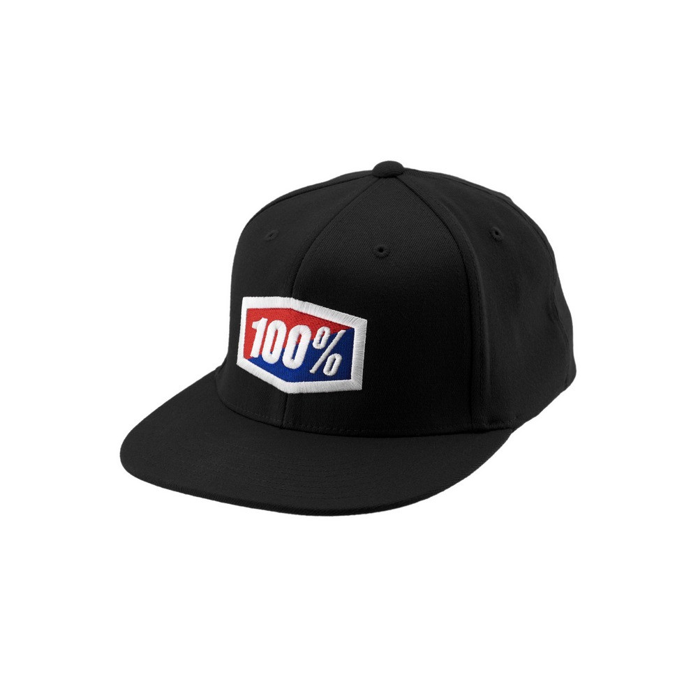 Gorra 100% Official J-fit Negro