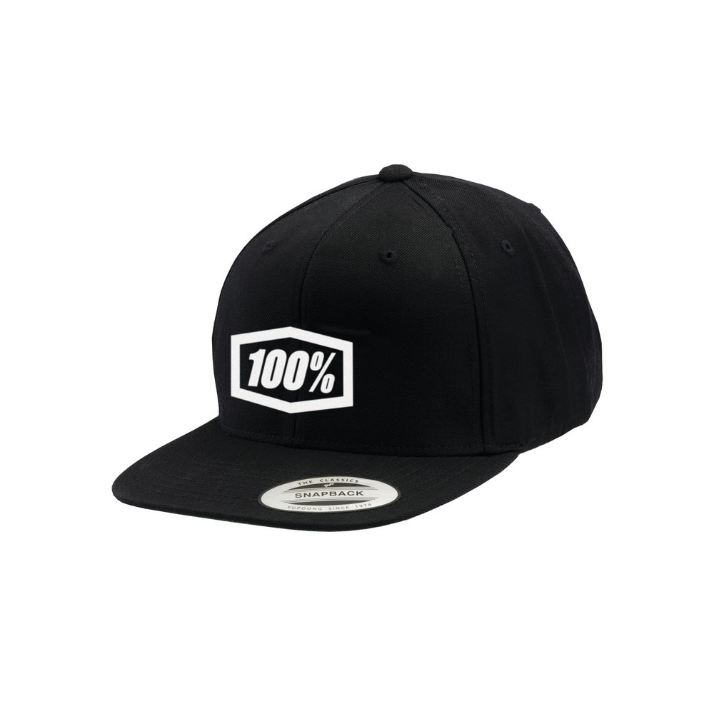 Gorra 100% Icon Snapback Negro