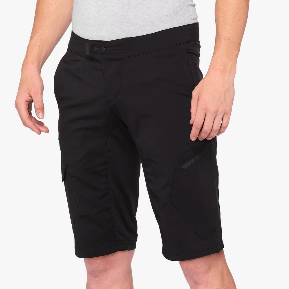 [4002900004] Pantalon Corto 100% Ridecamp Shorts Negro ·